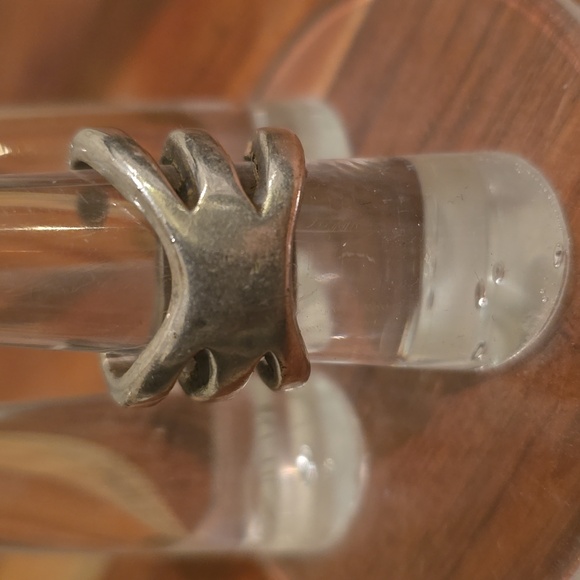 Crystal silver ring - Picture 3 of 3